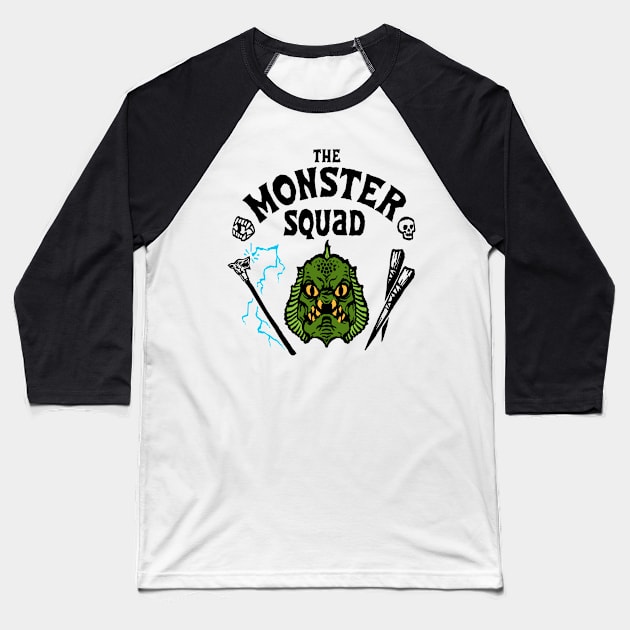 Monster Squad Baseball T-Shirt by Samhain1992